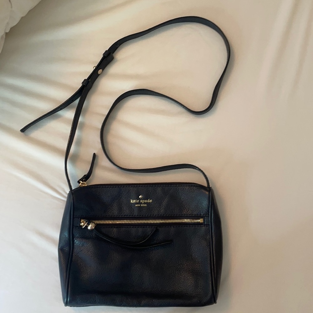 Kate Spade Navy Blue leather Crossbody